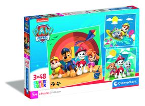 Dėlionė 3in1 Clementoni PAW PATROL 25291, 21 cm x 20.5 cm, 144 vnt.