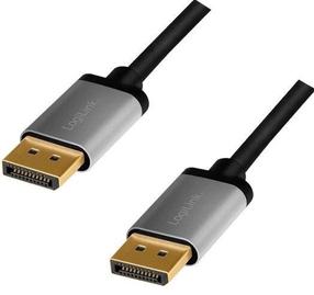 Kaabel Logilink DisplayPort 4K/60 Hz CDA0102 Displayport, Displayport, 3 m, must v./hall v.