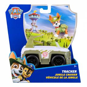 Transporto priemonė su figūrėle Spin Master Paw Patrol Basic Vehicle 2.0, balta sp./raudona sp.