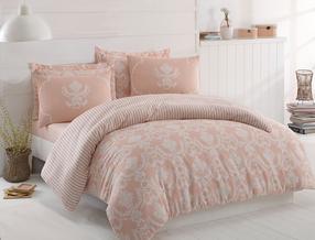 Patalynės užvalkalų komplektas Mijolnir Double Duvet 143EPJ4279, šviesiai rožinė sp., 50 x 70 cm, 200 x 220 cm