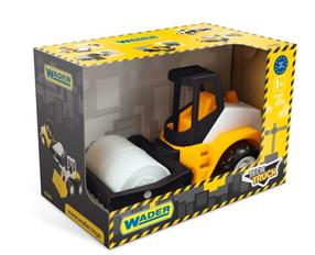 Ceļa veltnis Wader Tech Truck 35365, dzeltena krās.