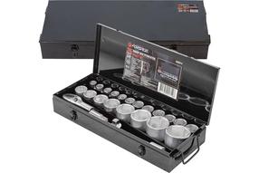 Įrankių rinkinys, veržliarakčio ir galvučių rinkinys GE F-68263-5, 540 mm, 0.75 mm, 26 vnt.