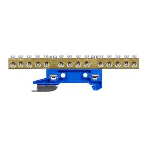 Klemmliist Pawbol ZO-2107, DIN, 14x16 mm², sinine v.