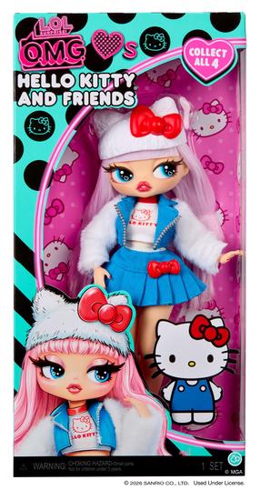 Кукла L.O.L. Surprise! O.M.G. Hello Kitty, 28 см, (цвет/дизайн выбирается случайным образом)