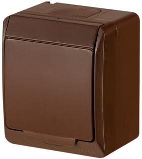 Pistikühendus Elektro-Plast Hermes 0324-06 Brown