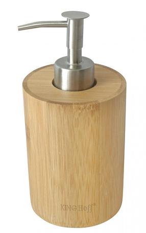 Ziepju dozators King Hoff Bamboo KH-1691, brūna krās.