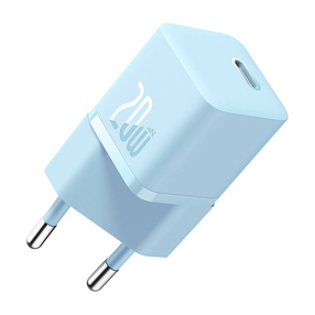 Adapter Baseus GaN5 20W Mini, USB Type C, sinine v., 20 W