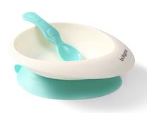 Dubenėlis BabyOno Suction Bowl, 230 ml, 6+ mėn., plastikas, žalia sp.