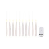 LED žvakė su nuotolinio valdymo pulteliu Finnlumor Floating, 3.5 cm, 18 cm, warm white sp., 10 vnt.
