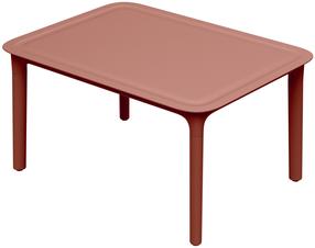 Lauko stalas Ferne Rimo, raudona sp., 77.5 cm x 57.5 cm x 40.5 cm