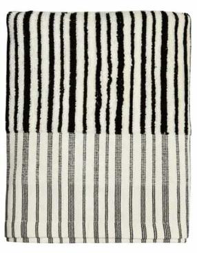  Vonios rankšluostis Homla Basic Demi 244995, balta sp./juoda sp., 90 cm x 50 cm