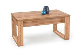 Žurnalinis staliukas Nea, ąžuolo/tamsiai ruda, 110 cm x 60 cm x 52 cm