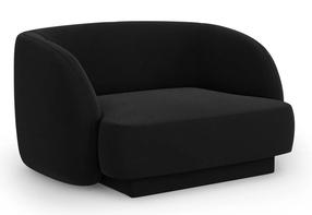 Tugitool Micadoni Home Miley Velvet, must v., 85 cm x 109 cm x 74 cm