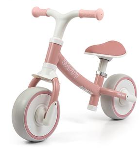 Балансирующий велосипед, детский Milly Mally Skippy, розовый цв., 19.5″