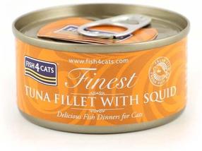 Šlapias kačių maistas Fish4Cats Finest Tuna With Squid, tunas, 0.07 kg