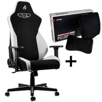 Žaidimų kėdė Nitro Concepts S300, balta sp./juoda sp.