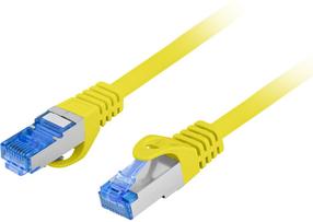 Сетевой кабель Lanberg Patchcord CAT.6A FTP PCF6A-10CC-1000-Y RJ-45, RJ-45, 10 м, желтый цв.