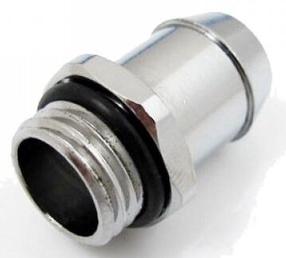 Соединение XSPC hose tail 1/4" on 13mm, серебристый цв.