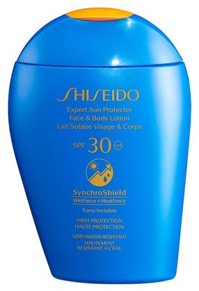 Losjons iedeguma kopšanai Shiseido Expert Sun Protector Face & Body SPF30, 150 ml