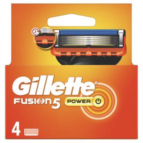 Бритвенные лезвия Gillette Fusion Power, 4 шт.