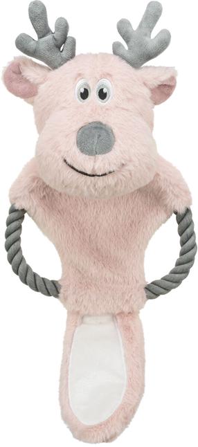 Žaislas šuniui, pliušinis Trixie Xmas Reindeer, 47 cm, rožinė sp.