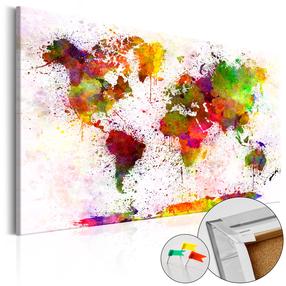 Kamštinė reprodukcija Artgeist Artistic World, k-b-0018-p-a, 60 cm x 40 cm