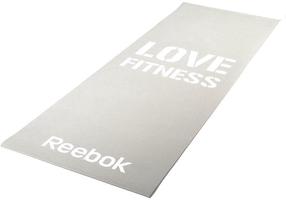 Kilimėlis fitnesui ir jogai Reebok Love Grey, balta sp./pilka sp., 61 cm x 10 cm x 0.4 cm