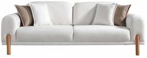 Sofa Hanah Home Bohem 752EST1123, kreminė sp., 93 x 228 cm x 83 cm