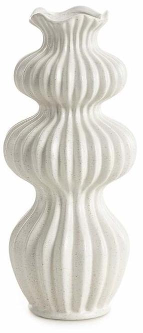 Dekoratyvinė vaza Kiva, 29 cm, balta