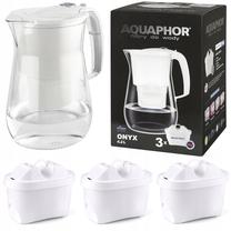 Vandens filtravimo indas, su kasetėmis Aquaphor Onyx, 4.2 l, skaidri sp./balta sp.