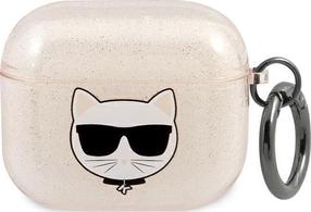 Austiņu futlārs Karl Lagerfeld KLA3UCHGD, zelta krās.