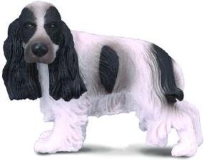 Фигурка-игрушка Collecta English Cocker Spaniel 88070, 5 см, белый цв./черный цв.