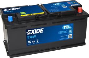 Аккумулятор Exide Excell EB110, 12 В, 110 Ач, 800 а