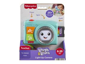 Интерактивная игрушка, камера Fisher Price Laugh & Learn Light Up Camera, синий цв.