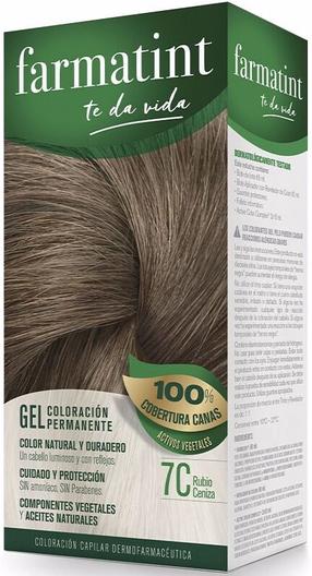 Juuksevärv Farmatint Permanent Color Gel, ash blonde, 7C, 150 ml
