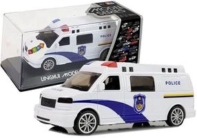  Mängu politseiauto Lean Toys, valge v.
