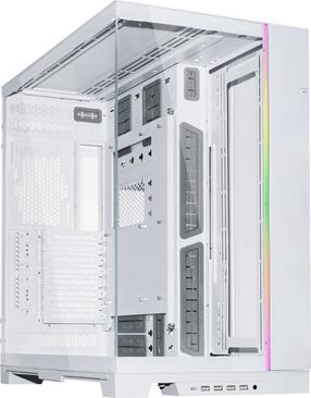 Корпус компьютера Lian Li O11 Dynamic EVO XL, прозрачный цв./белый цв.