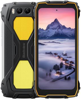 Mobilusis telefonas Blackview BV7300, 256 GB, geltona sp., juoda sp.