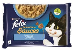 Kassi märgtoit Felix Sensations Fish Selection, kalaliha, 0.085 kg x 4 tk