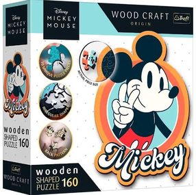 Dėlionė Trefl Wood Craft Mickey Mouse, 160 vnt.
