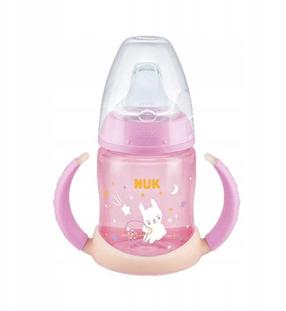 Bērnu pudelīte Nuk First Choice, 150 ml, 6+ mēn., plastmasa/silikons, rozā krās.