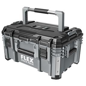 Ящик для инструментов FLEX Stack Pack, 56 см x 39.7 см x 29.7 см, черный цв./серый цв.