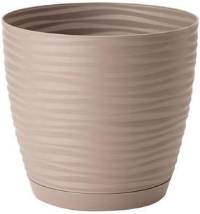 Gėlių vazonas Form Plastic Sahara 230 10489432, plastikinis, Ø 23 cm, ruda sp.