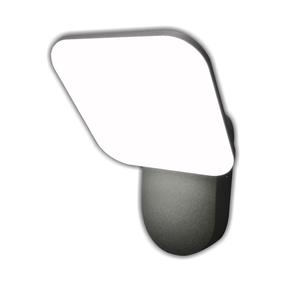 Sieninis lauko šviestuvas Tope Saga, 12W, LED, IP65, antracito sp., 21 cm x 13.5 cm
