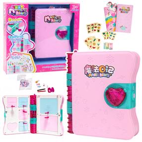 Kūrybos rinkinys, dienoraštis Lean Toys Magic, rožinė sp.