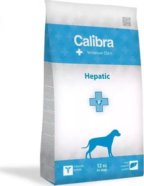 Сухой корм для собак Calibra Veterinary Diets Hepatic, рис/лосось, 12 кг