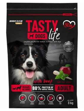 Sausā suņu barība Biofeed Tasty Life, liellopa gaļa, 3 kg