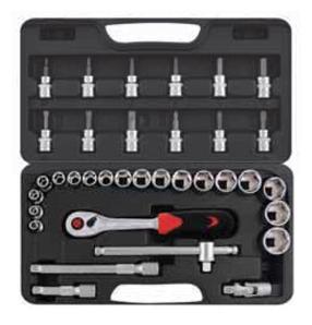 Galviņu komplekts Forte Tools 217004/218004, PH2, 6 - 24 mm, 3/8"