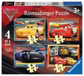 Pusle 4in1 Ravensburger Let's Race 06894, 19 cm x 14 cm, 72 tk, mitmevärviline