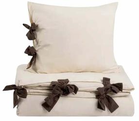 Gultas veļas komplekts Homla Basic Defla 245709, brūna krās./bēša krās., 50 x 60 cm, 220 x 200 cm, 3 d.